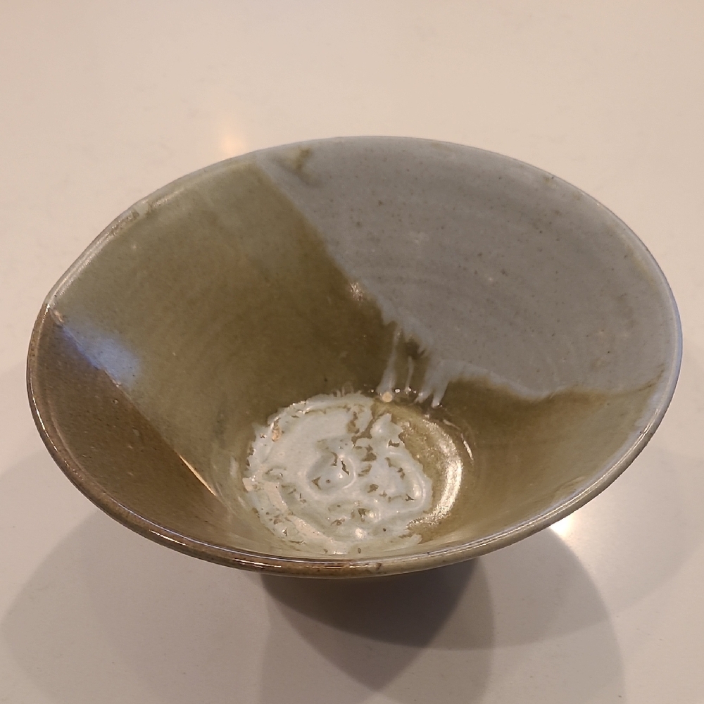 Vintage 1980s Pottery Bowl